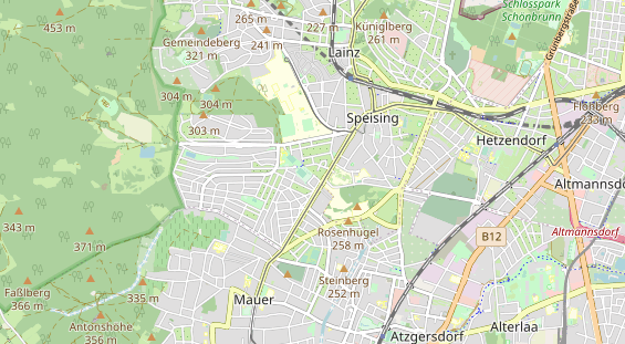 regionaler Händler auf Karte