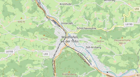 regionaler Händler auf Karte