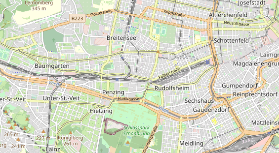 regionaler Händler auf Karte