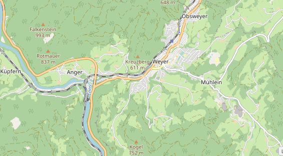 regionaler Händler auf Karte