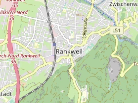 regionaler Händler auf Karte