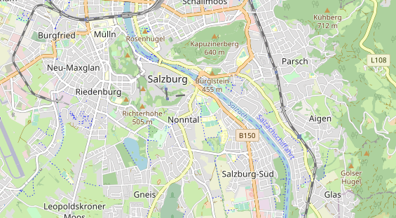 regionaler Dienstleister auf Karte