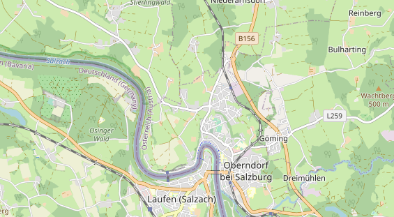 regionaler Händler auf Karte