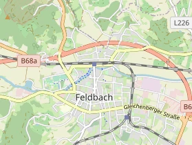 regionaler Händler auf Karte