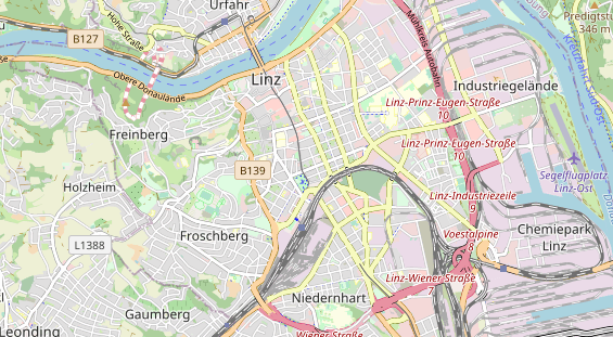 regionaler Händler auf Karte