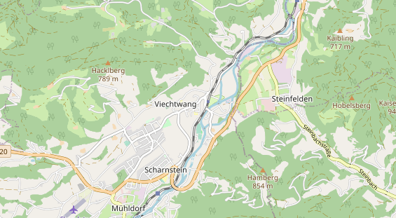 regionaler Händler auf Karte