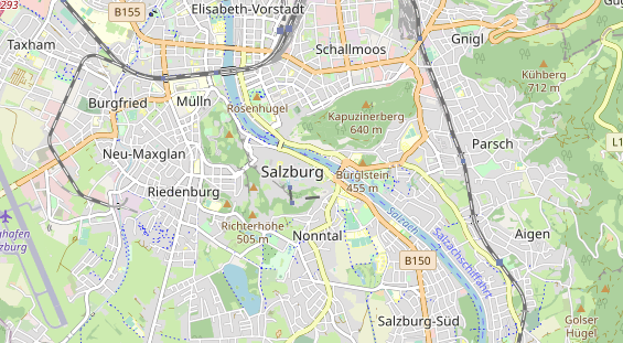 regionales Gasthaus auf Karte