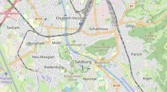 regionales Gasthaus auf Karte