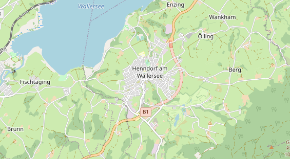 regionaler Dienstleister auf Karte