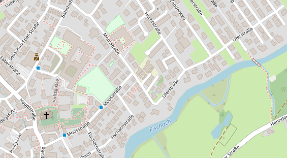 regionaler Dienstleister auf Satellitenbild