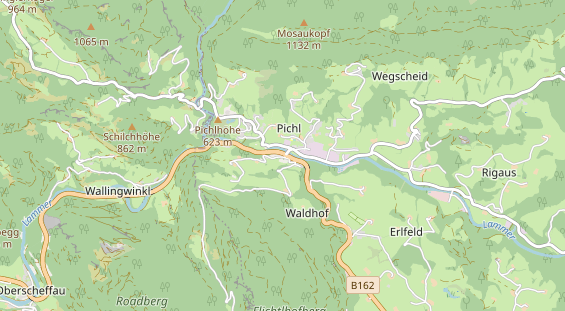 regionaler Dienstleister auf Karte