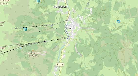 regionaler Dienstleister auf Karte