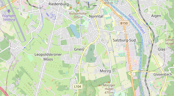 regionaler Dienstleister auf Karte