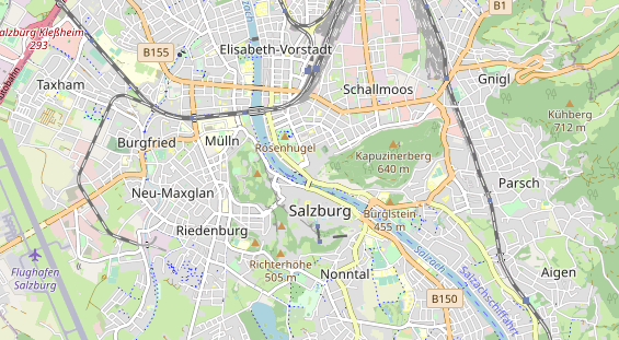 regionaler Händler auf Karte