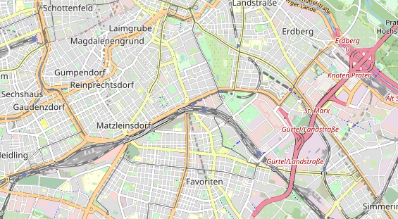 regionaler Händler auf Karte