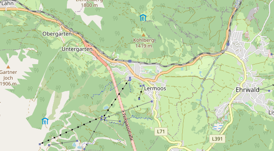 regionaler Händler auf Karte