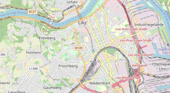 regionaler Händler auf Karte