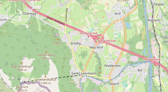 regionaler Händler auf Karte