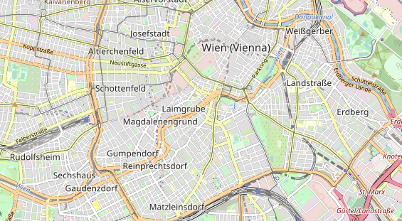 regionaler Händler auf Karte