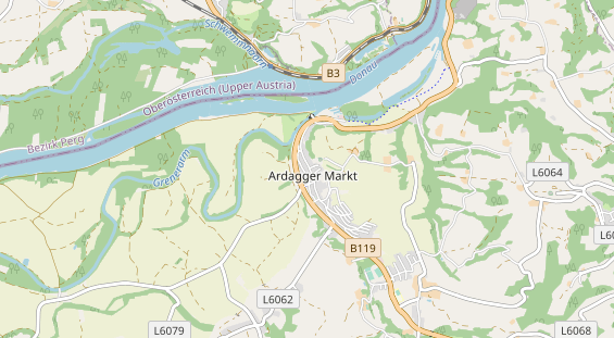 regionaler Händler auf Karte