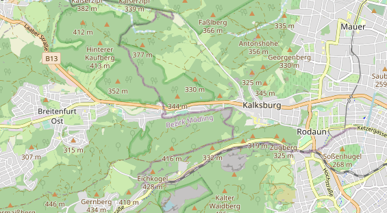 regionaler Händler auf Karte