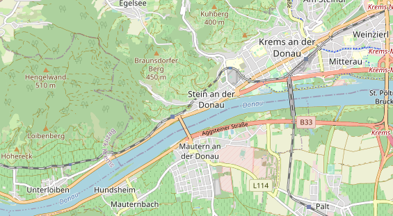 regionaler Händler auf Karte