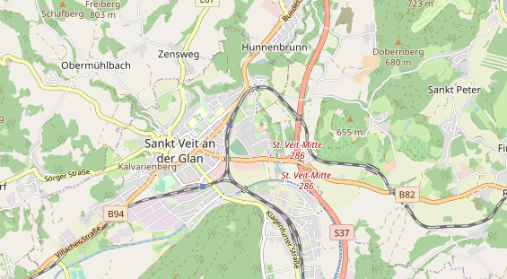 regionaler Dienstleister auf Karte