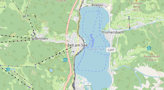 regionaler Händler auf Karte