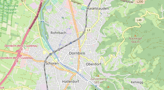 regionales Gasthaus auf Karte