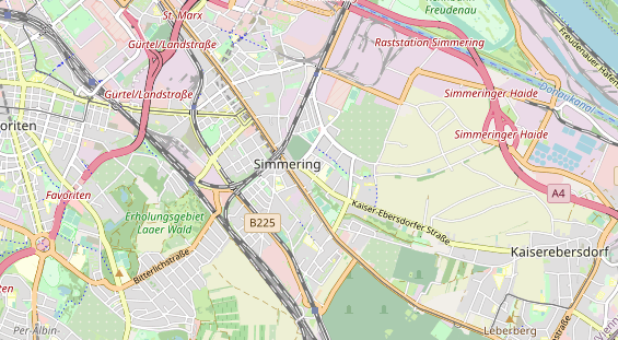regionaler Dienstleister auf Karte
