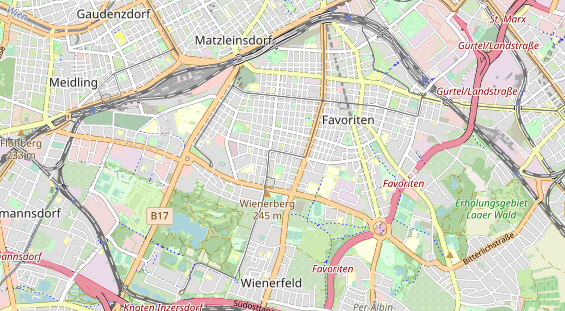 regionaler Dienstleister auf Karte