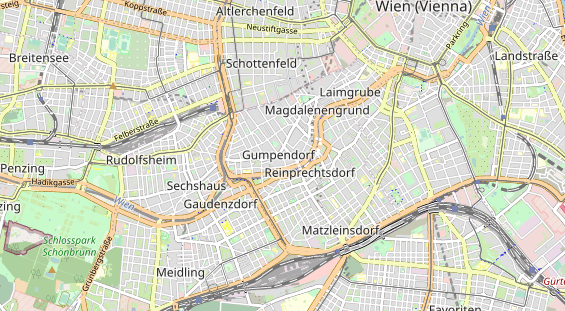 regionaler Händler auf Karte