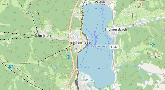 regionaler Händler auf Karte