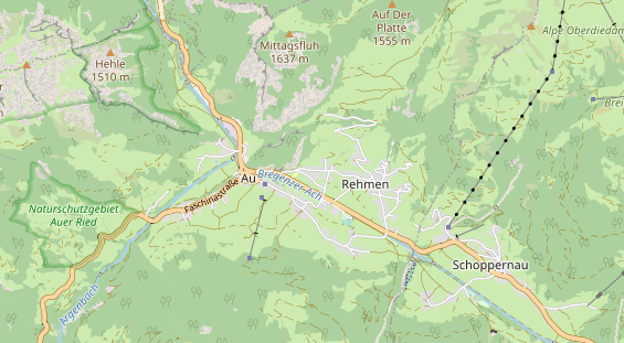 regionaler Händler auf Karte