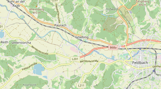 regionaler Händler auf Karte