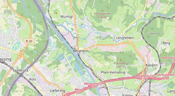 regionaler Händler auf Karte