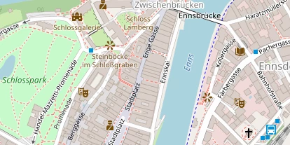 regionaler Händler auf Satellitenbild