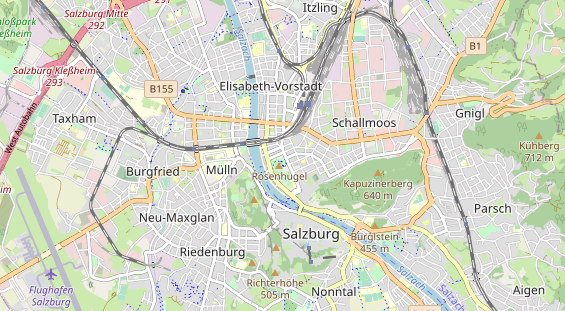 regionaler Dienstleister auf Karte