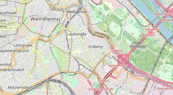 regionaler Händler auf Karte