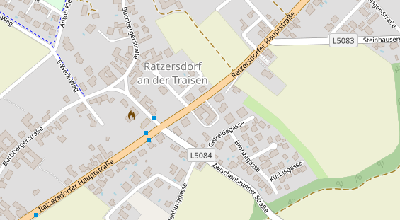 regionaler Dienstleister auf Satellitenbild