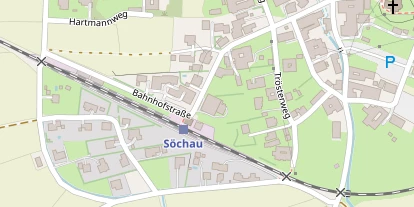 regionaler Händler auf Satellitenbild
