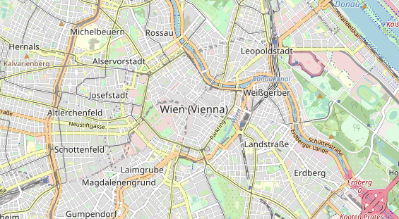 regionaler Händler auf Karte