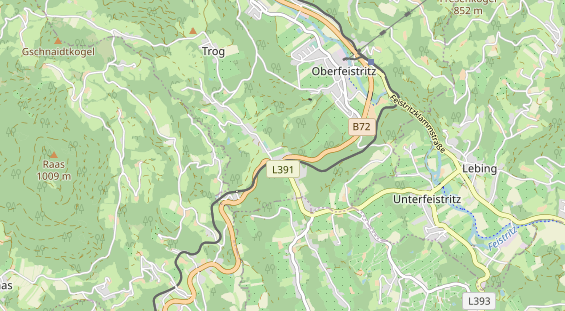 regionaler Händler auf Karte