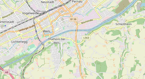 regionaler Händler auf Karte