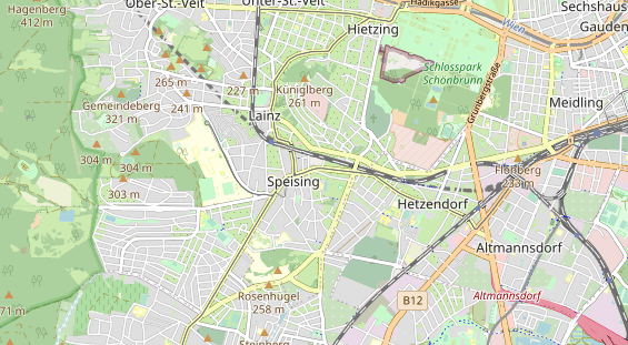 regionaler Dienstleister auf Karte