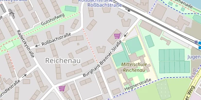 regionaler Händler auf Satellitenbild