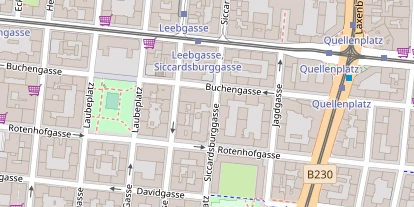 regionaler Händler auf Satellitenbild