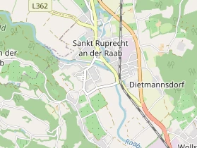 regionaler Händler auf Karte