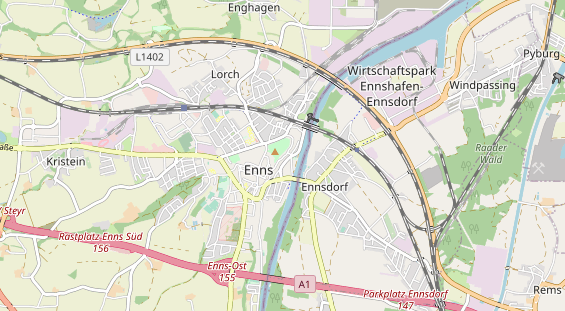 regionaler Händler auf Karte