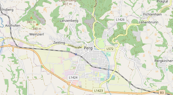 regionaler Händler auf Karte